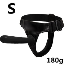 Load image into Gallery viewer, Double Penis Realistic Ultra Elastic Harness Belt Strap On
