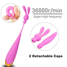 Load image into Gallery viewer, 7 Mode speed Vibrator USB Powerful
