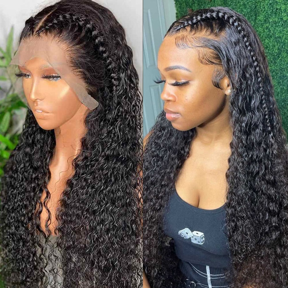 Brazilian Hair 30 Inch Wet And Wavy HD Loose Deep Wave Frontal