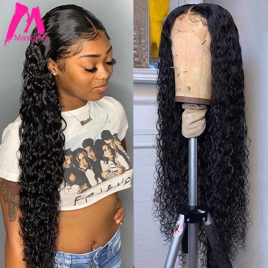 Brazilian Deep Wave  Natural 13x4 Remy 30 Inch Lace Front