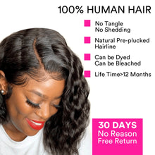 Load image into Gallery viewer, Brazilian Deep Wave  Natural 13x4 Remy 30 Inch Lace Front
