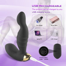 Load image into Gallery viewer, Double Motors Anal Plug  Prostate Massager
