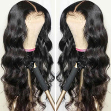 Load image into Gallery viewer, Body Wave Human Hair  30 Inch Transparent Lace Frontal  Wavy Brazilian Lace Front
