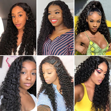 Load image into Gallery viewer, 360 Lace Frontal Wig 28 30 Inch Water Wave Brazilian Human Hair 180% Density
