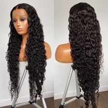 Load image into Gallery viewer, 360 Lace Frontal Wig 28 30 Inch Water Wave Brazilian Human Hair 180% Density
