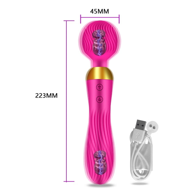 18 Speed Powerful Dildo Vibrator AV Magic Wand