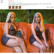 Load image into Gallery viewer, Ash Blonde Human Hair  613 Remy  Brazilian Lace Front
