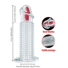 Load image into Gallery viewer, Penis Vibrator Extender Sleeve

