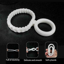 Load image into Gallery viewer, Male Silicone G-spot Waterproof Cock Ring
