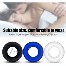 Load image into Gallery viewer, 3PCS/Pack Silicone Delay Time Penis Wear Cock Enhance Ring

