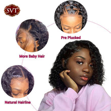 Load image into Gallery viewer, Brazilian Water Wave Short Bob 4x4 Closure Human Hair
