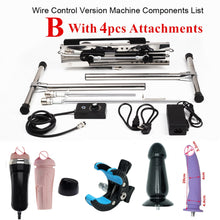 Load image into Gallery viewer, 2021 New Quiet Stable Double Head Sex Machine for Women Men Couples Support 2 People Wire Control Love Machines
