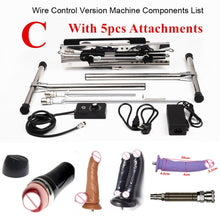 Load image into Gallery viewer, 2021 New Quiet Stable Double Head Sex Machine for Women Men Couples Support 2 People Wire Control Love Machines
