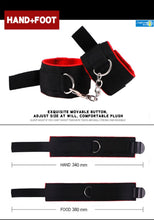 Load image into Gallery viewer, New Sex BDSM Collar Handcuffs Whip Erotic Sex Toys For Couples Adult Games Black Leather Bondage Kits Sex Shop 7/8/9/10/11PCS
