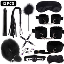 Load image into Gallery viewer, SexLady Handcuffs for Sex Whip Collar Nipple Clamps Set Erotic Rope BDSM Bondage
