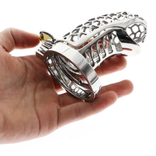Load image into Gallery viewer, New Male Chastity Cock Cages Snake Head
