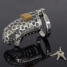 Load image into Gallery viewer, New Male Chastity Cock Cages Snake Head
