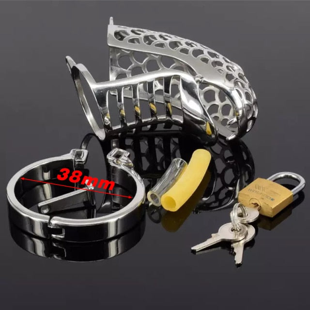 New Male Chastity Cock Cages Snake Head