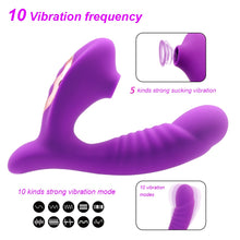 Load image into Gallery viewer, G Spot Dildo Vibrator with 10 Powerful Modes Rechargeable
