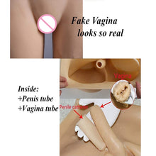 Load image into Gallery viewer, Realistic Silicone Fake Vagina Panties
